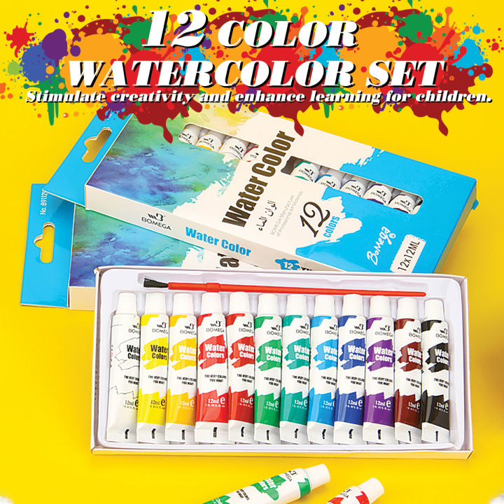 Acrylic Paint Pigment 12 Colors Available Art Craft Paints Gifts