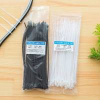 [ห่อละ 100 เส้น] เคเบิ้ลไทร์ (Cable Tie) ผลิตจาก Nylon เหนียว รัดแน่น สายรัด หนวดกุ้ง ไนล่อน