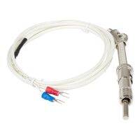 New Product FTARS01 K E Type 1.5M Fibreglass Braided Cabel M12 Pressure Spring 32Mm Sleeve Length Thermocouple Temperature Sensor WRNT WRET