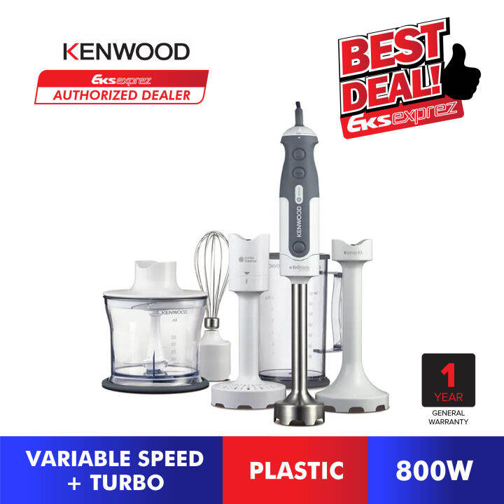 Kenwood Triblade Hand Blender (800W) HDP406WH Lazada