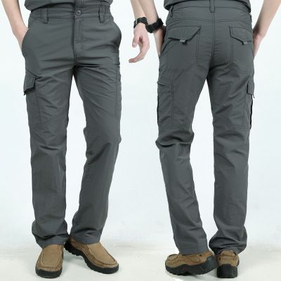 2020 Breathable Quick Dry Hunting Pants Summer Army Military Trousers Lightweight Tactical Casual Pants Waterproof Trousers
