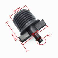 10pcs1/2-inch Tapped Conversion 4mm Barb Fittings Irrigation Switch Connector With Micro-irrigation Fittings Garden Hose 4/7 mm Watering Systems  Gard