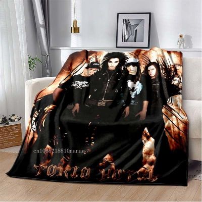 【CW】❣♀₪  Music Band Printed Blanket Hotel Throw Birthday Sofa Bedspread