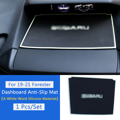 2021QHCP Car Anti-Slip Phone Holder Pads Silicone Non-slip Dashboard Mats For Subaru Forester XV 2019 2020 2021 Interior Accessories