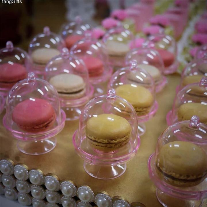 sweets-กล่องโปร่งใสชิ้นสำหรับวันเกิดงานแต่งงานของหวานงานปาร์ตี้ภาชนะบรรจุขนม