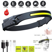 LED Headlamp, Running Camping Cycling 350lm Waterproof Induction Headlight