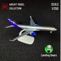 มาตราส่วน1:250โลหะจำลองการบิน,20เซนติเมตร Aeroflot A330เครื่องบินรุ่นเครื่องบินขนาดเล็ก,เด็กของขวัญเด็กอยู่ไม่สุขของเล่นสำหรับเด็ก