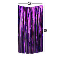 shimmering Gold Silver Metallic Tinsel Curtain Foil Room Door String Shiny Pub party Stage Christmas decoration rain