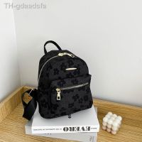 ☫✓❀ Small Leather Shoulder Multi-Function Ladies Pack Print School