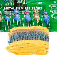 2000pcs 1/4W 100 Values ​​1ohm-1M High precision Metal Film Resistors Assortment Components Kit Set