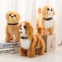 1Pcs Robot Dog Electric dog Toy Electronic Plush Pet Toy Singing Songs Walk Barking Interactive Toys For Children Birthday Gifts