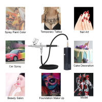 Mini Airbrush Compressor Set Rechargeable Type C Professional Scale Models Mineral Art Design Home Diy Graffiti Graphic