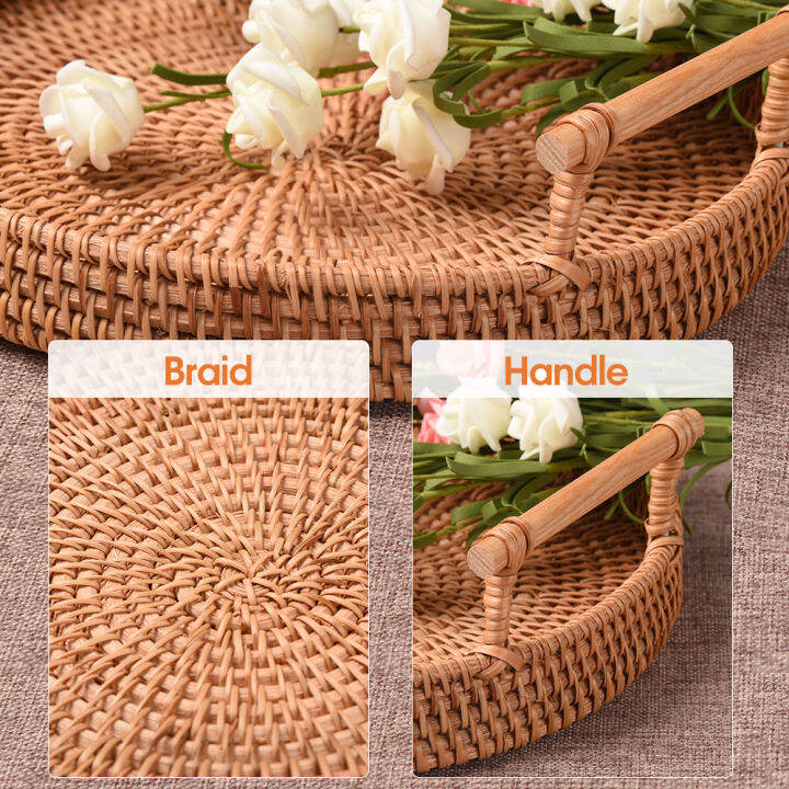 32cm-rattan-handwoven-round-serving-tray-food-storage-plate-with-wooden-handles-wicker-basket-wooden-tray-for-fruit-breadbasket