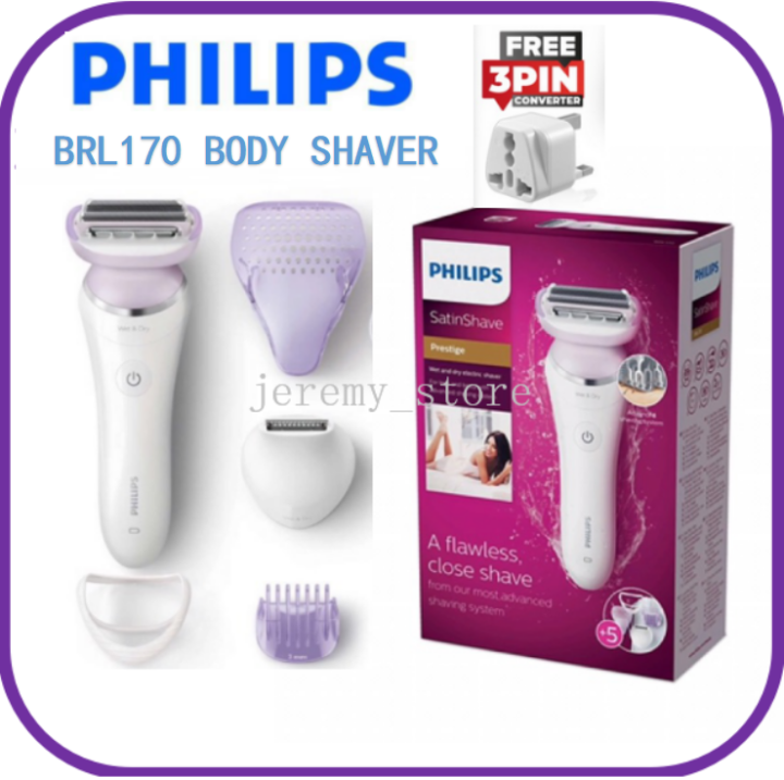 Philip BRL130/170 Lady Man Body hair remover hair women rechargeable shaver Bikini shaver