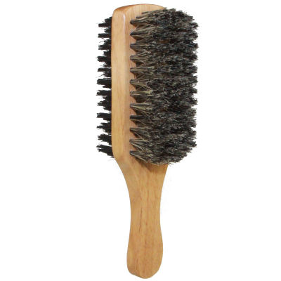 Natural Wooden Hairbrush Boar Thick Wave Men Curly MaleShort Bristle Hair Brush Beard