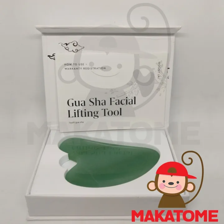 (ORIGINAL) Mount Lai The JADE Gua Sha Facial Lifting Tool Face massage