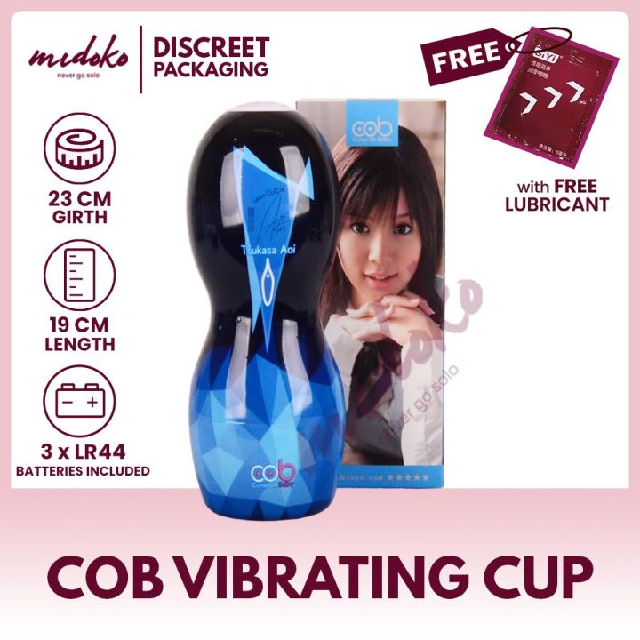 Midoko Cob Japan Av Star Vibrating Vagina Flesh Cup Masturbator Cup With Vibrator Sex Toys For