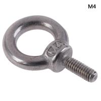 Lofty 304สแตนเลส Marine สลักห่วงกลม M8สกรูห่วงวงแหวนสำหรับ Eyebolt