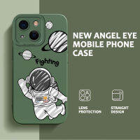 เคสโทรศัพท์ TPU ลาย Angel Eyes สำหรับ iPhone 13 12 11 Pro Max 12 Mini SE3 SE2 6 6 6S 7 8 Plus X XR XS Max Astronauds Max เคสมือถือซิลิโคนนิ่มป้องกันเลนส์กล้องกรอบหลังทรงสี่เหลี่ยมกันกระแทก