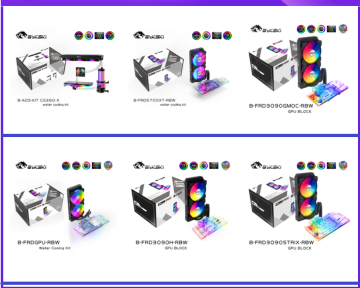 bykski-water-cooling-ชุดน้ำเปิด-cpu-2ตอน-ครบชุด-bykski-kit-รุ่น-b-htrgb-kit-cpu240-m-ท่อแข็ง-ของใหม่