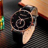 Mens Business Leather Design Watches Luminous Vintage Quartz Wristwatch For Man Watch Elegant Reloj Hombre