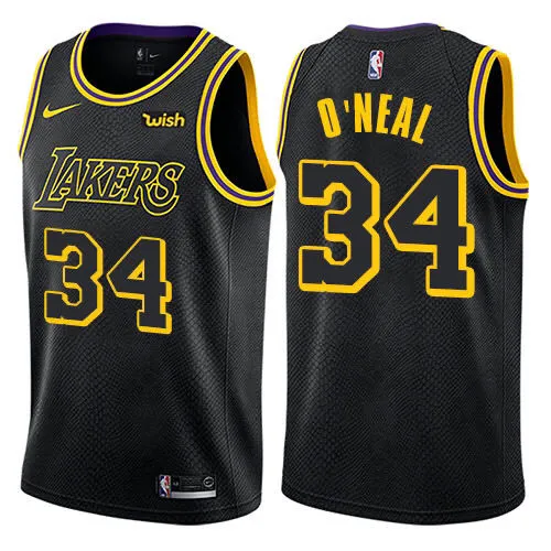 Original NBA Basketball Mens Jersey #Los Angeles Lakers #34 Shaquille O ...