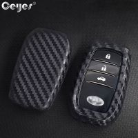 yonggax Ceyes Auto Styling Remote Smart Key Covers Case For Toyota Chr Rav4 Avensis Aygo Camry Auris Yaris Protect Shell Sticker Case