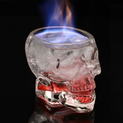 180ml350ml Halloween Crystal Skull Head Bottle Whiskey Vodka Wine Decanter Bottle Whisky Glass Beer Glass Spirits Cup Bar Home