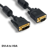 6ft DVI-A 12 + 5ขาเพื่อ HD-15สาย VGA 15ขา28AWG สัญญาณอะนาล็อกจอแสดงผล