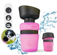 ﹍☞∋ Silica Gel Improved Creative 520ml Pet Kettle Sports Squeeze Type Pet Accompanying Cup Portable Outdoor Kettle For Cats And Dogs