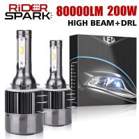 H15 LED Bulbs Canbus No Error 200W 80000LM Car Lights For Audi Mercedes Benz BMW Volkswagen Golf Daytime Running Lights 12V Bulbs  LEDs  HIDs