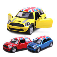 1:32ล้อแม็กสำหรับ Mini Cooper สหราชอาณาจักรธงรถรุ่นเครื่องประดับตกแต่ง D Iecast รถสะสมของเล่นยานพาหนะเครื่องประดับของขวัญของที่ระลึก