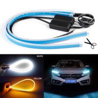 มาใหม่ ตกแต่งไฟหน้า LED Daytime Running Light ไฟสีขาว พร้อมไฟเลี้ยววิ่งสีเหลือง คุ้มสุดสุด ชุด สีไฟ เลี้ยว บัง ลม ชุด ไฟ เลี้ยว msx ชุด ไฟ 125 บัง ลม ชุด สาย ไฟ เวฟ 125i ไฟ เลี้ยว บัง ลม ทั้ง คัน