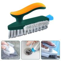 4 In 1 Tile And Grout Cleaning Brush Corner Scrubber Brush Tool Tub Tile Floor Scrubber Brushes Multifunctional Gap Brush Shoes Accessories