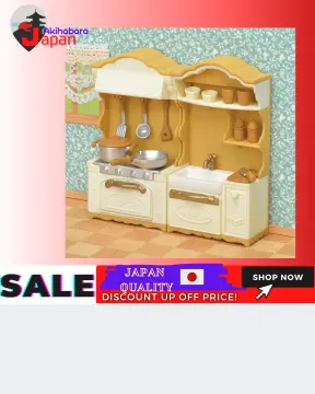 *Sylvanian Families Furniture Kitchen Stove Sink Set