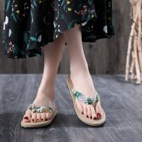 READY STOCK Womens Sandal Casual Flats Beach Perempuan Selipar With Flip Flops