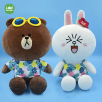 การ์ตูนสายเพื่อนตุ๊กตาตุ๊กตา Kawaii หมีสีน้ำตาลฤดูร้อนท่อง Cony การ์ตูนยัดไส้ของเล่นตกแต่งบ้านเด็กพรรคของขวัญวันเกิด