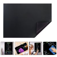 【YD】 Blackboard Board Menu Chalkboard Dry Tips Refrigerator Write Fridge Stick Sheet Chalk Sticker Wall