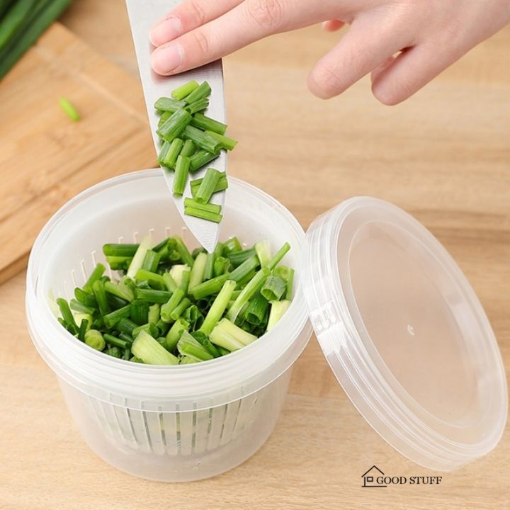 vegetables-sealed-keeper-fresh-storage-box-with-drain-basket-kitchen-refrigerator-draining-crisper-strainers-bowl