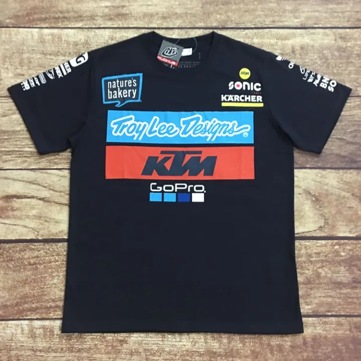 T-shirt For KTM TEAM SPONSORSHIPS / tld motocross racing SHIRT / trail ...