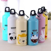 500ML Lovely Stainless Steel Water Bottle Portable Leakproof Sport Water Cup Cycling Camping School Thermos Bottle For Adult Kid