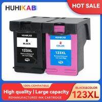 HUHIKAB 2X 123XL ตลับหมึกเติมสำหรับ HP123 XL Deskjet 1110 1111 2130 2132 3630 3632อิจฉา4521 4522 4513 4520เครื่องพิมพ์