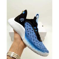 Hot Sale Presentation Original UA* Curry- 9 Black Blue Lightweight Practical Combat Basketball Shoes {Free Shipping}