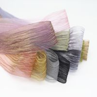 [HOT!] Lucia Crafts 25mm Solid Color Organza Ribbon Handmade Hair Bow Sewing Accessories 2yards/5yards P0108