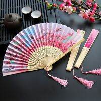 Bamboo Fold Hand Fans Wedding Chinese Japanese Fan Children China Antique Folding Fan Gift eventail a main Vintage bambu waaiers