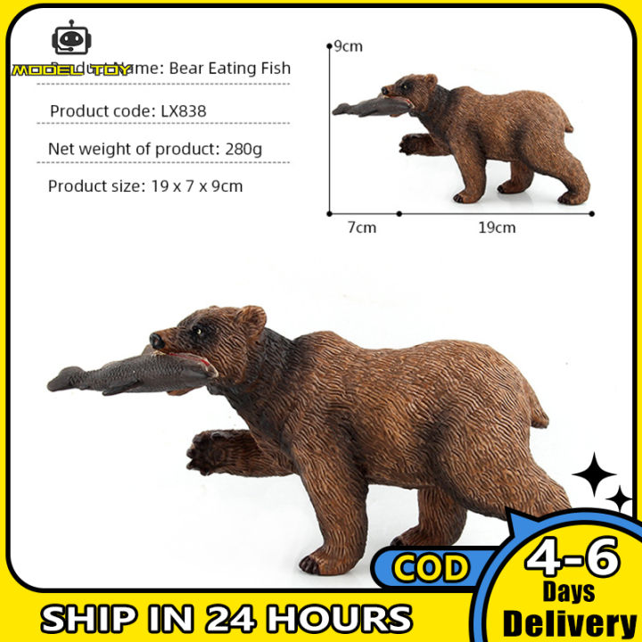 รูปปั้นหมีขั้วโลกการจำลองสัตว์ป่าสมจริงเครื่องประดับตุ๊กตาขยับแขนขาได้สำหรับ-kado-ulang-tahun-เด็กหญิงเด็กชาย
