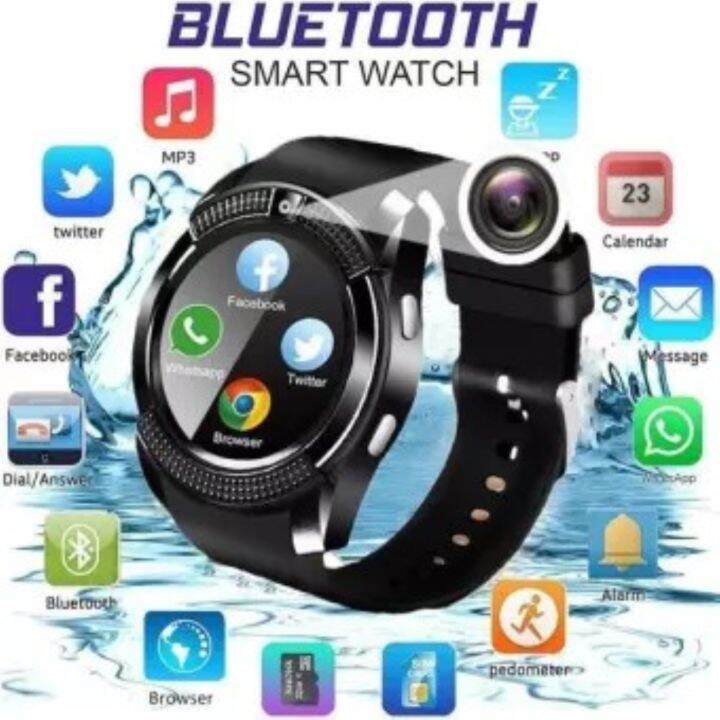 Original V8 Smart Watch Bluetooth Sport Watch Support TF SIM camera Watches for IOS Android