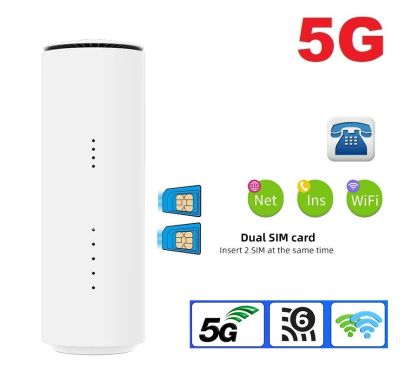Router 5G Wifi 6 1800Mbps รองรับ 2 ซิม 5G Fast and Stable