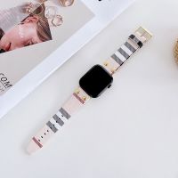 Leather Luxury Women Watch Strap for PG watch 7 6 SE 5 4 3 Band 41mm 45 44 40mm 42mm 38mm for iWatch 7 Bracelet Girl Loopbandby Hs2023