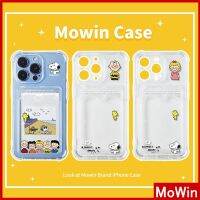 ▧☜✹ Mowin - เข้ากันได้สำหรับ เคสไอโฟน เคสไอโฟน11 เคส iphone 11 สำหรับ iPhone 14 Pro Max เคส iPhone การ์ดใส่การ์ดเคสใสเคส TPU เคสกันกระแทกฝาครอบกล้องการ์ตูนน่ารักเข้ากันได้กับ iPhone 11 12 13 Pro Max 7Plus XR XS MAX 7 8